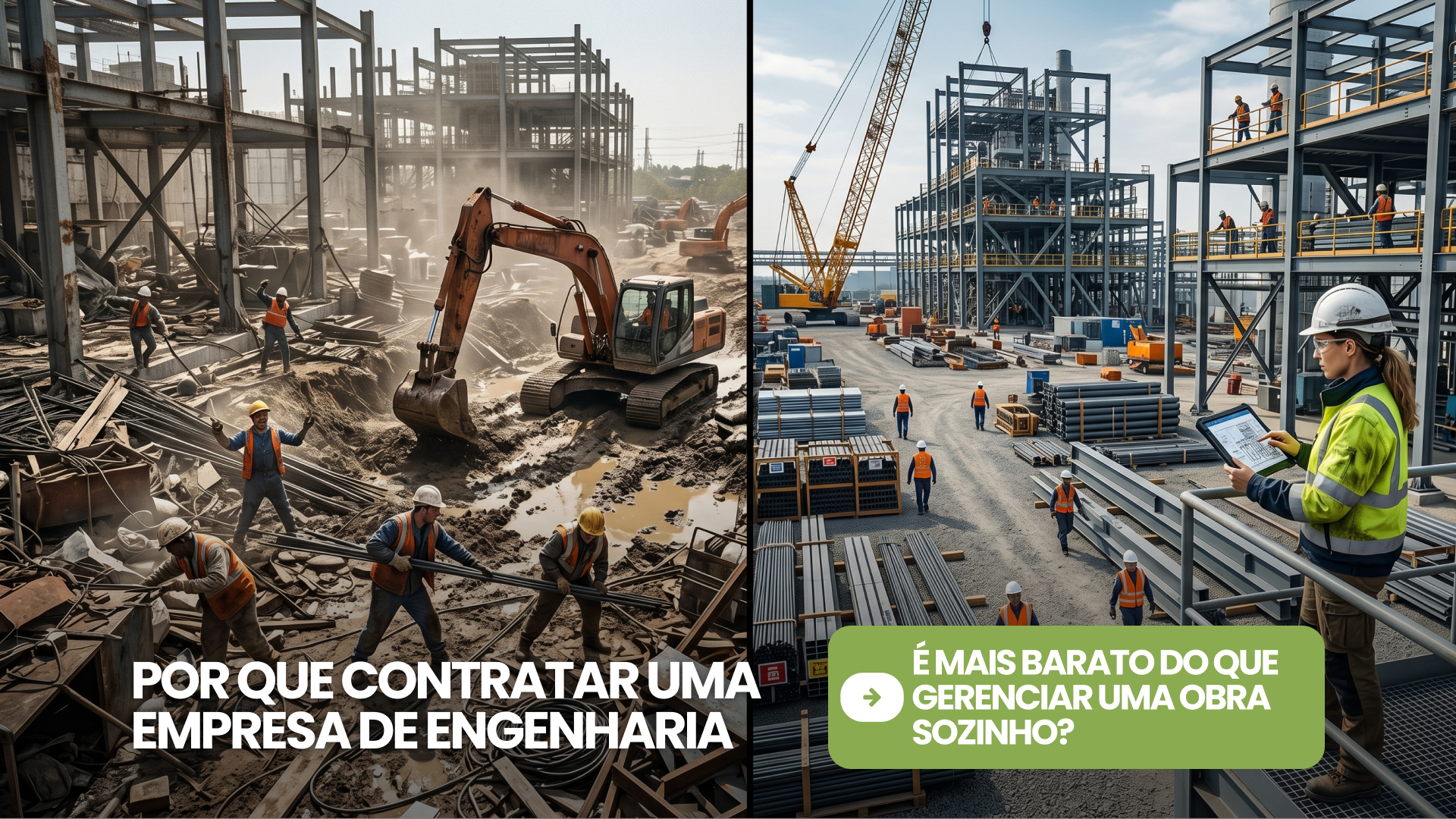 Por que contratar uma Empresa de Engenharia é mais barato do que gerenciar uma obra sozinho?
